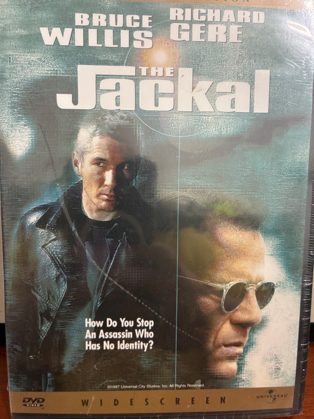 Universal The Jackal DVD - Teal & Brown Artwork